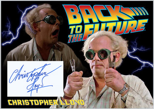 Christopher Lloyd Authentic Autograph + ACOA