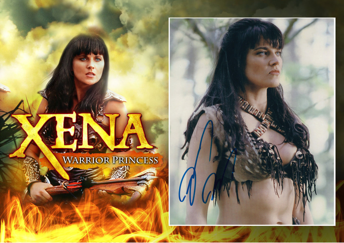 Lucy Lawless Authentic Autograph