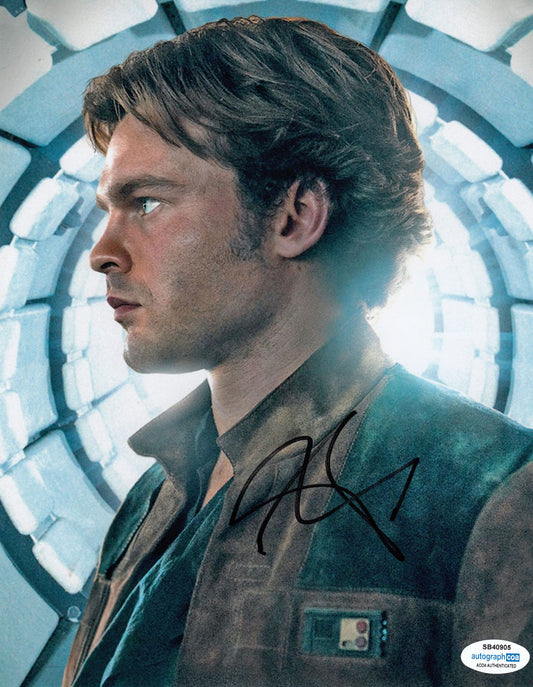 Alden Ehrenreich Authentic Autograph