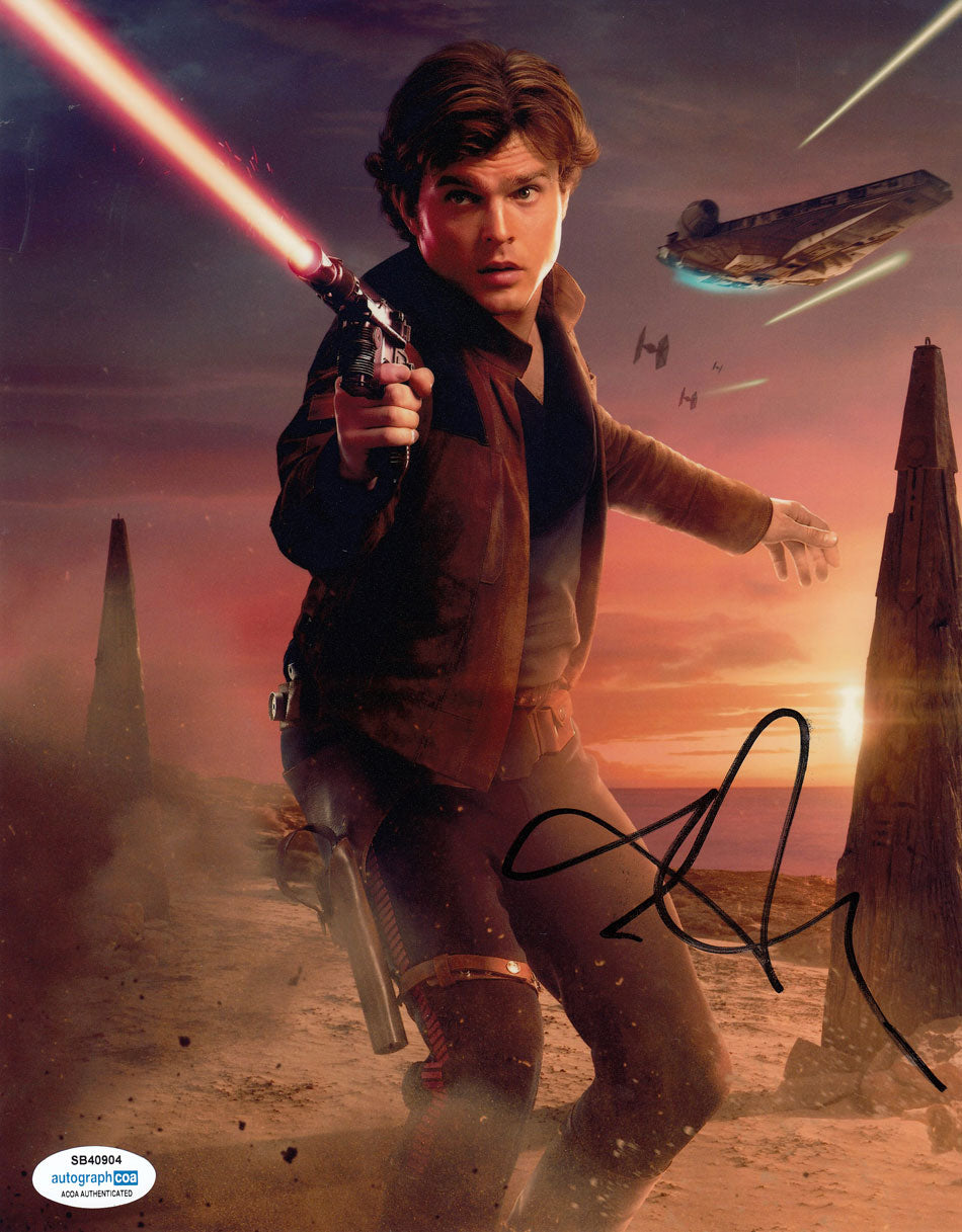 Alden Ehrenreich Authentic Autograph