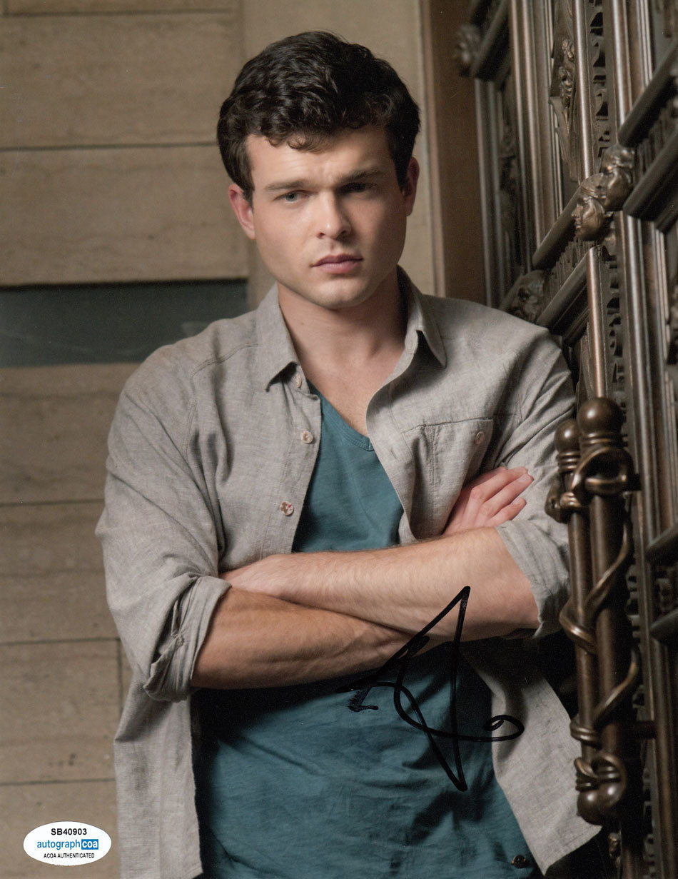 Alden Ehrenreich Authentic Autograph