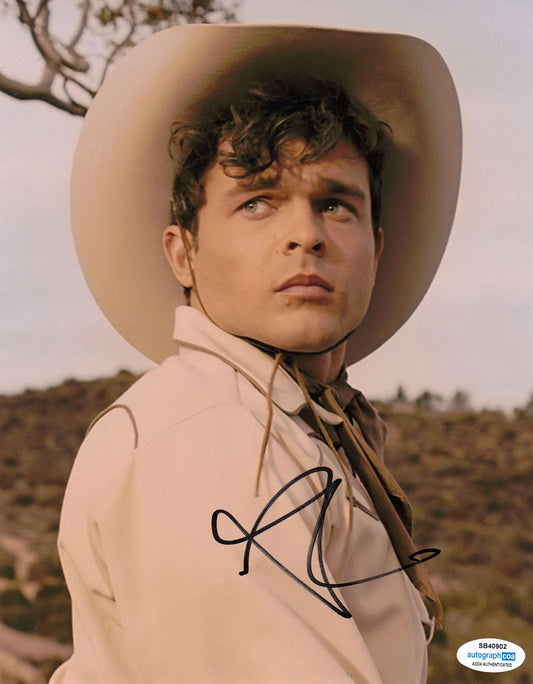 Alden Ehrenreich Authentic Autograph