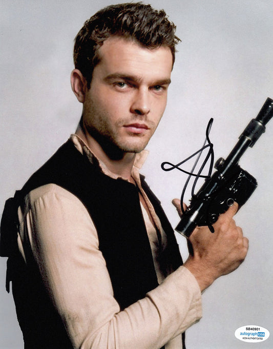 Alden Ehrenreich Authentic Autograph