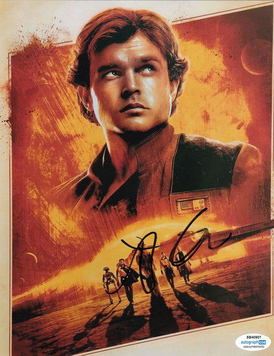 Alden Ehrenreich Authentic Autograph