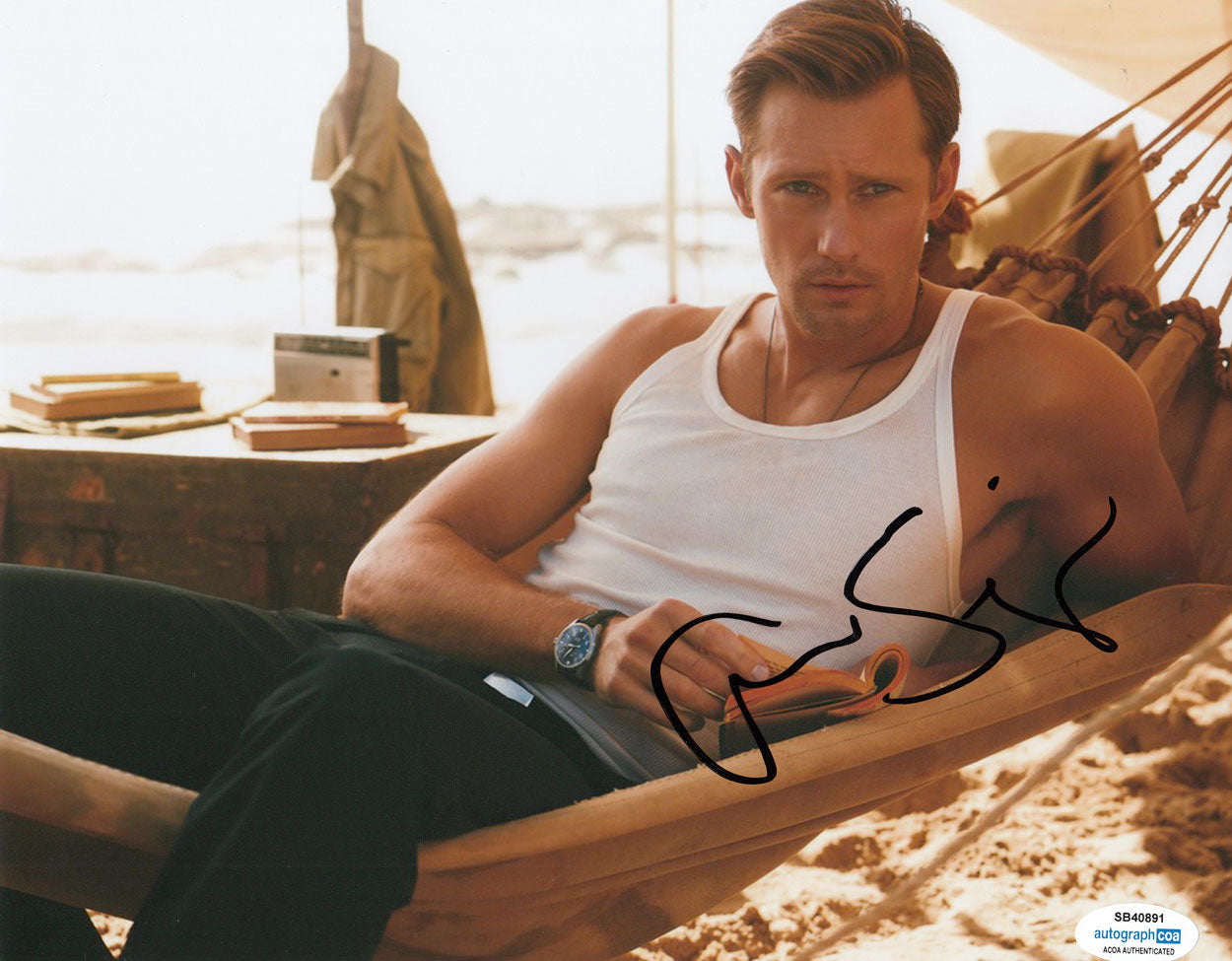 Alexander Skarsgard Authentic Autograph + ACOA