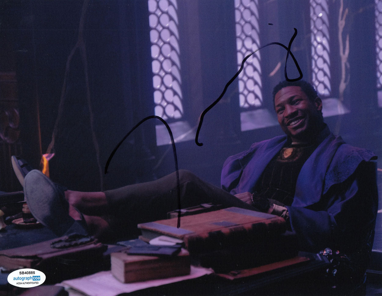 Jonathan Majors Authentic Autograph + ACOA