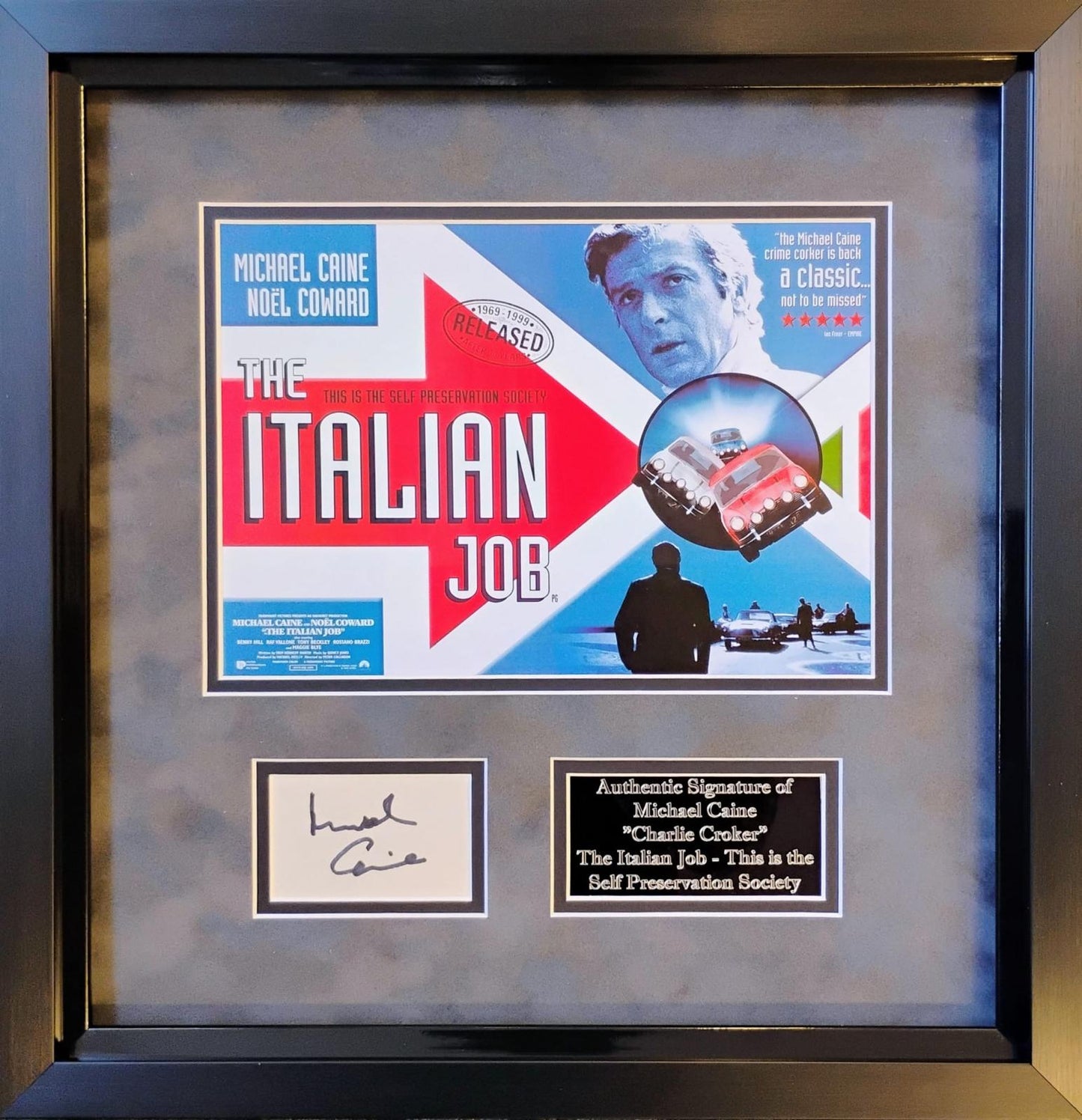 Sir Michael Caine Authentic Autograph