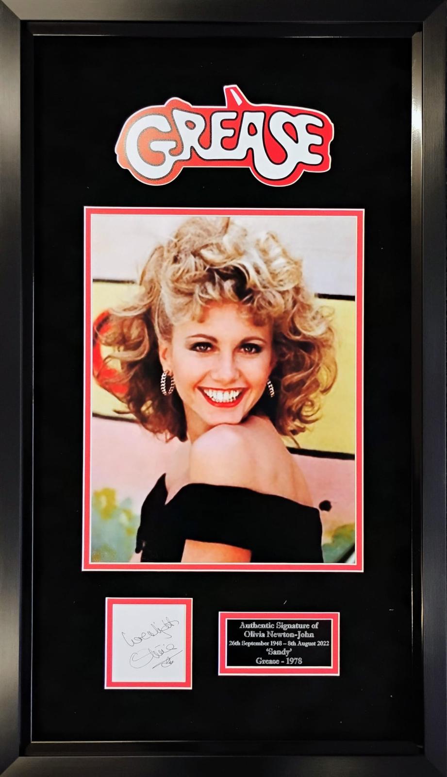 Olivia Newton John Authentic Autograph